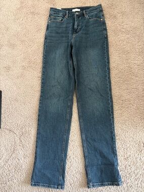 Habitual Women's Medium Blue Straight-Leg Jeans